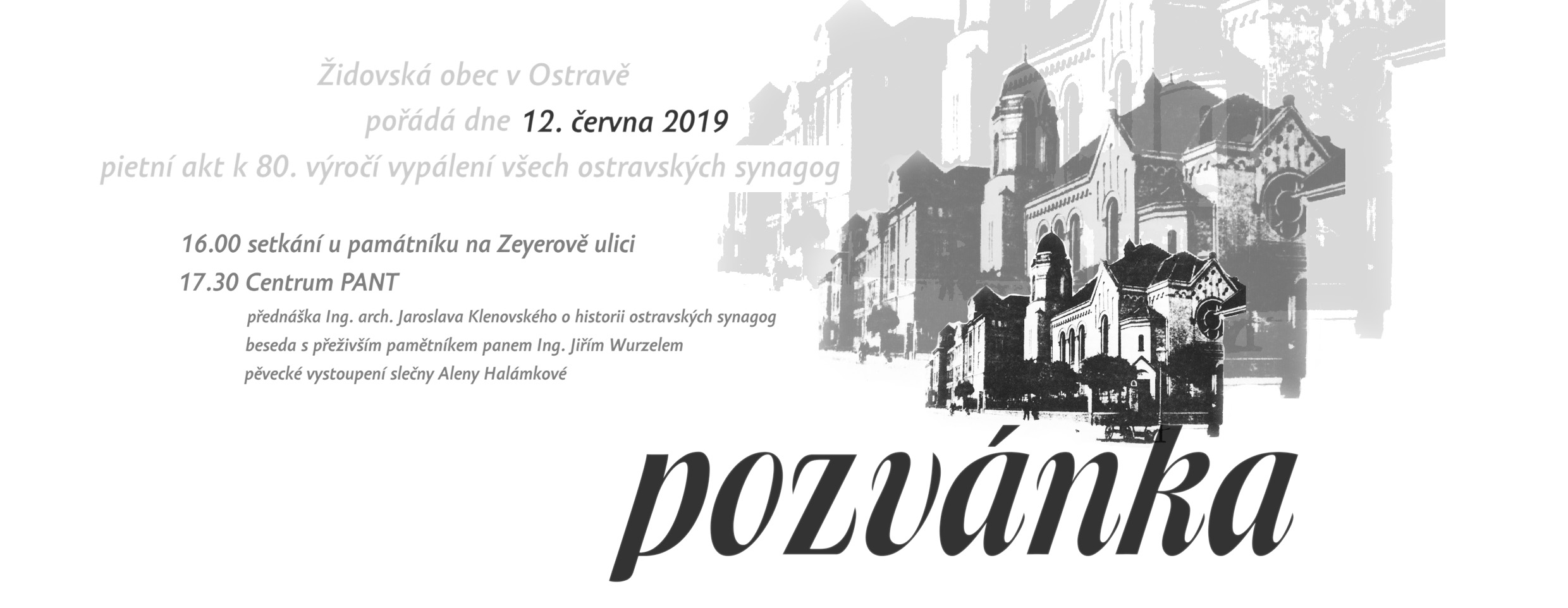Pozvánka na pietní akt